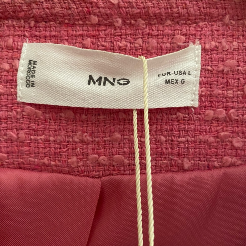 Mango Pink Tweed Jacket - Picture 7 of 8